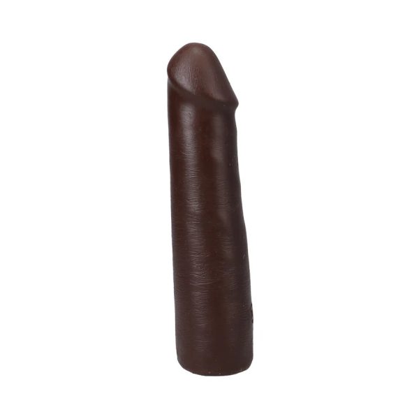 The Realistic Cock 7 in. ULTRASKYN Vac-U-Lock Dildo Without Balls Chocolate